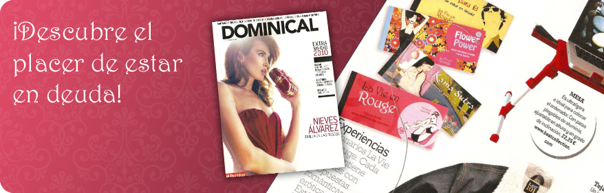 Talonarios La Vie en Rouge en El Dominical ¡Descubre el placer de estar en deuda!